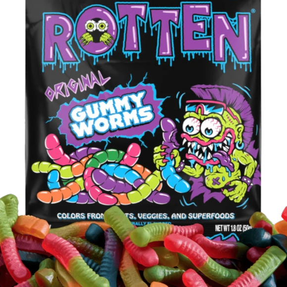 Rotten Gummy Worms - 1.8 OZ