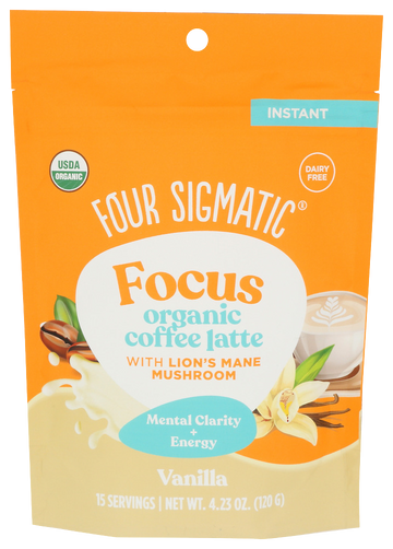 Focus Organic Coffee Latte - 4.23 OZ
