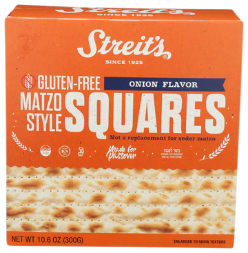Streits Onion Matzo Squares - 10.5 OZ
