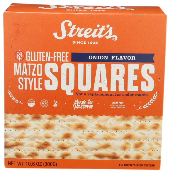 Streits Onion Matzo Squares - 10.5 OZ