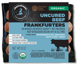 Organic Uncured Beef Frankfurters - 8 OZ