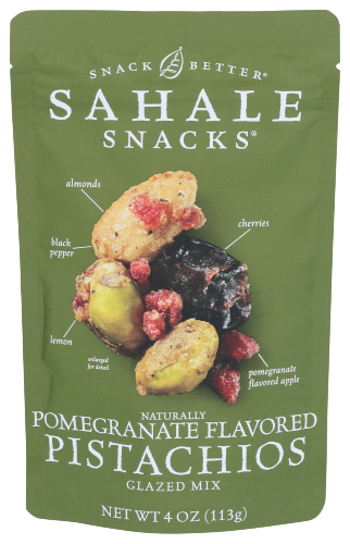 Sahale Pomegranate Flavored Pistachios Glazed Mix - 4 OZ