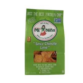 Mi Nina Spicy Chipotle Lime Tortilla Chips - 12 OZ