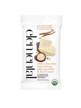 White Chocolate Macadamia + Ashwagandha & Lion's Mane Superfood Bar - 1.8 OZ