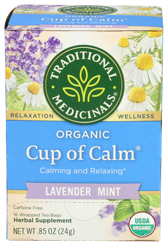 Organic Lavendar Mint Cup of Calm Tea - 16 BG