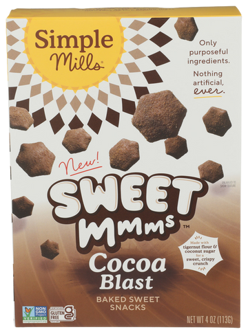 Simple Mills Cocoa Blast Sweet Snacks - 4 OZ