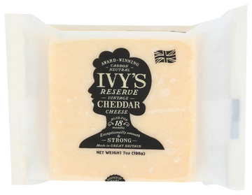 Ivys Vintage Cheddar Cheese - 7 OZ