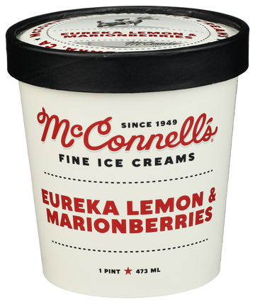 McConnell's Eureka Lemon & Marionberries Ice Cream - PINT