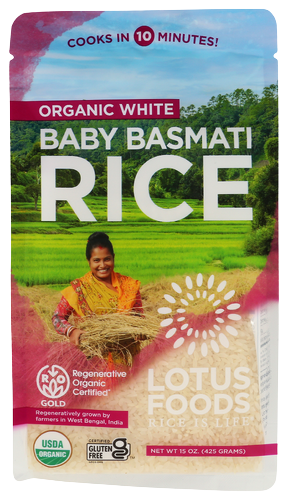 Lotus Foods Heirloom Kalijira Rice - 15 OZ
