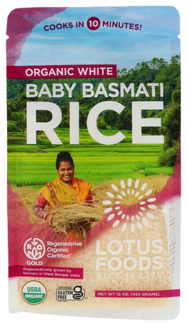Lotus Foods Heirloom Kalijira Rice - 15 OZ