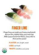 Finger Lime variety card