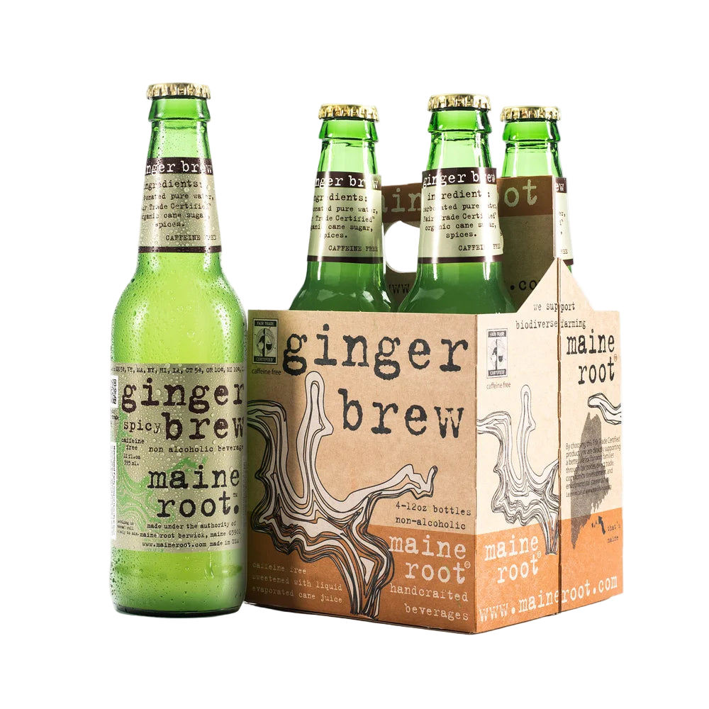Maine Root Ginger Brew - 4 PK