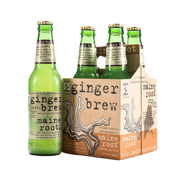 Maine Root Ginger Brew - 4 PK