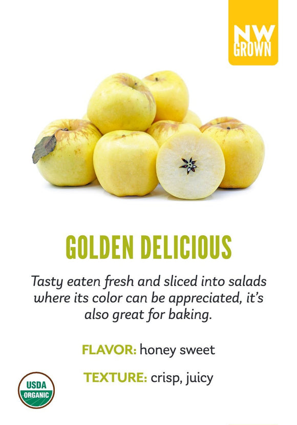 Golden Delicious variety card