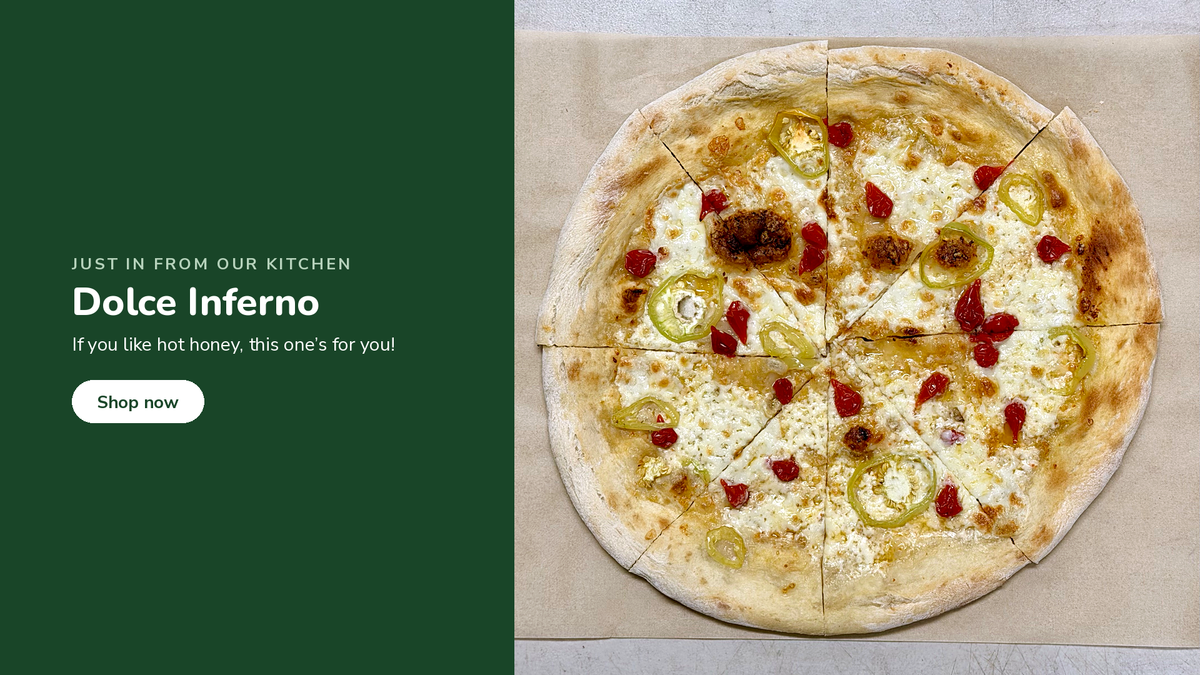 Dolce Inferno, just in from our kitchen