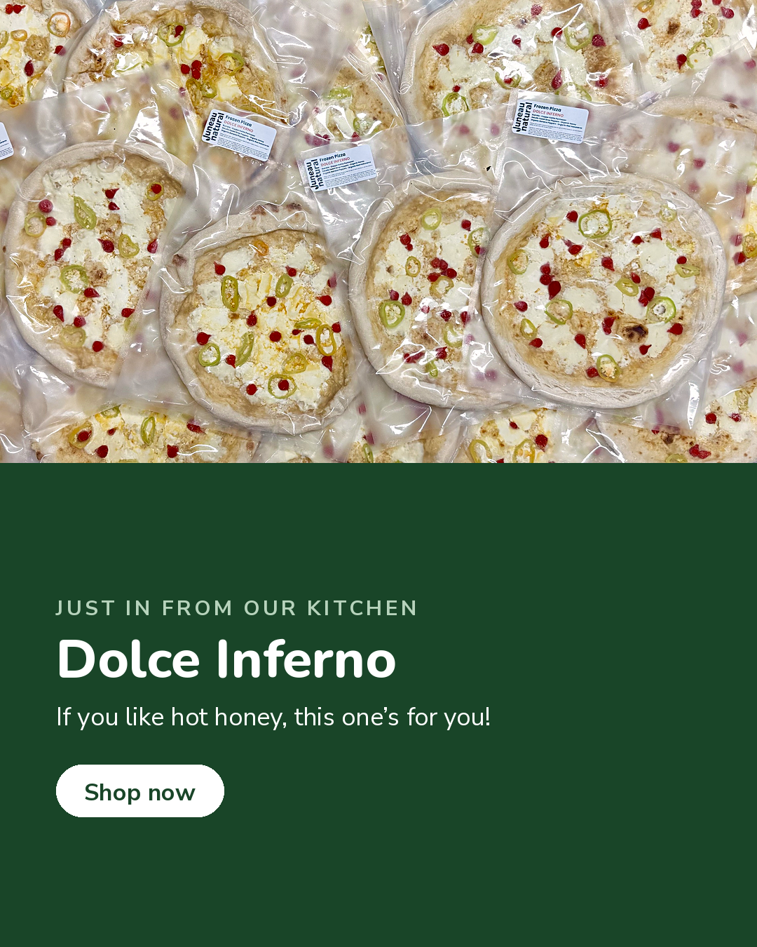 Dolce Inferno, just in from our kitchen