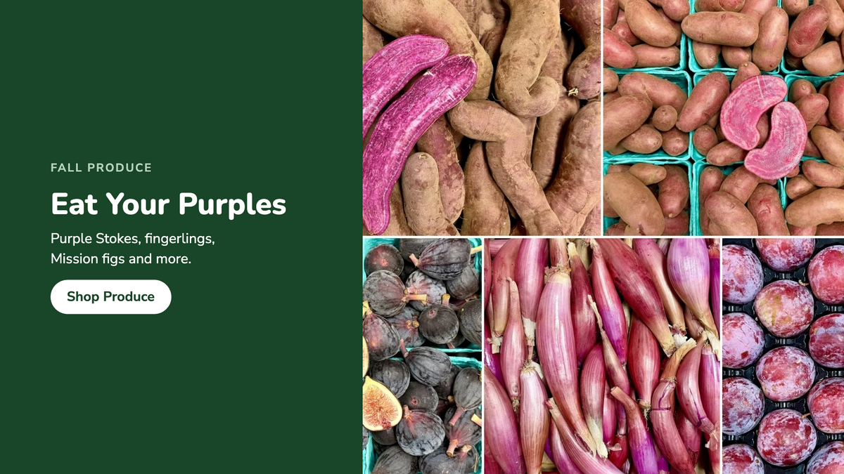 Eat your purples: fall produce at Juneau Natural