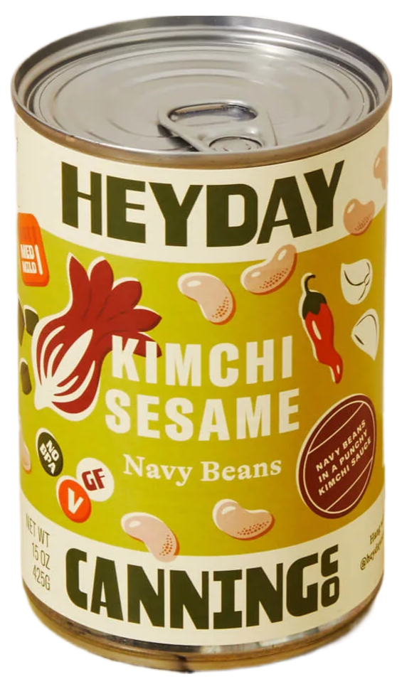 Kimchi Sesame Navy Beans - 15 OZ