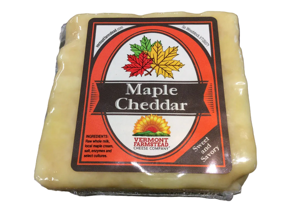 Vermont Farmstead Maple Cheddar Cheese - 8 OZ