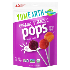 Yum Earth Vitamin C Pops Family Bag - 8.5 OZ