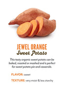Jewel Orange Sweet Potato variety card