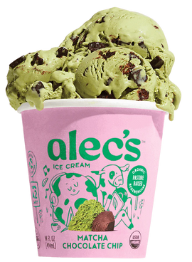 Organic Matcha Chocolate Chip Ice Cream - 14 FO