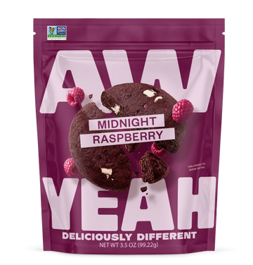 Aw Yeah Midnight Raspberry Cookies - 3.5 OZ
