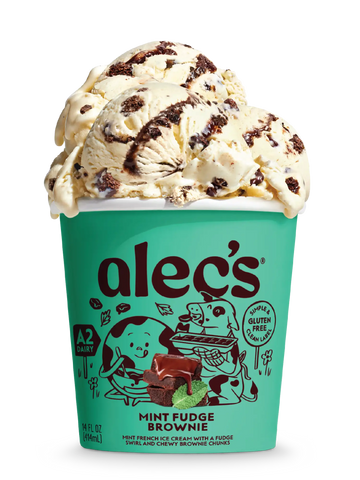 Alec's Mint Fudge Brownie Ice Cream - 14 FO