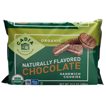 Organic Chocolate Sandwich Cookies - 10.5 OZ
