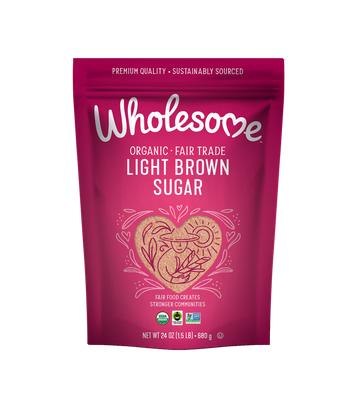 Wholesome Organic Light Brown Sugar - 24 OZ