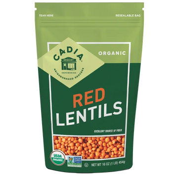 Organic Red Lentil Beans - 16 OZ