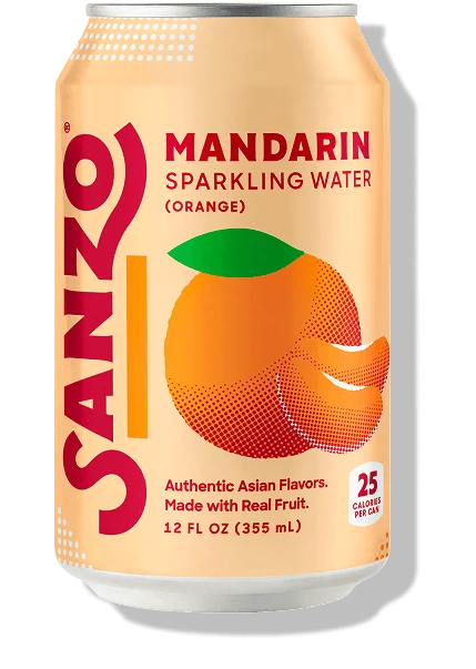Sanzo Mandarin Sparkling Water - 12 FO