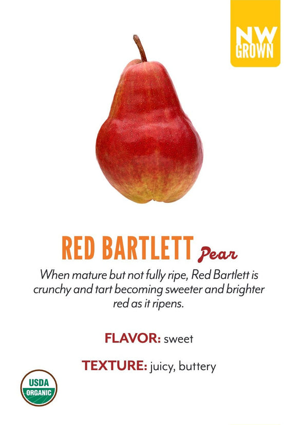 Red Bartlett variety card