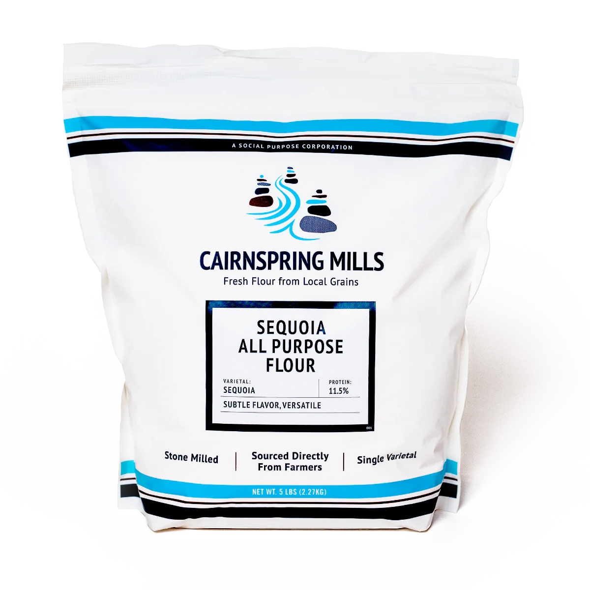 Cairnspring Organic Sequoia T85 All Purpose Flour - 5 LB