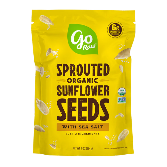 Organic Sprouted Sunflower Seeds - 10 OZ