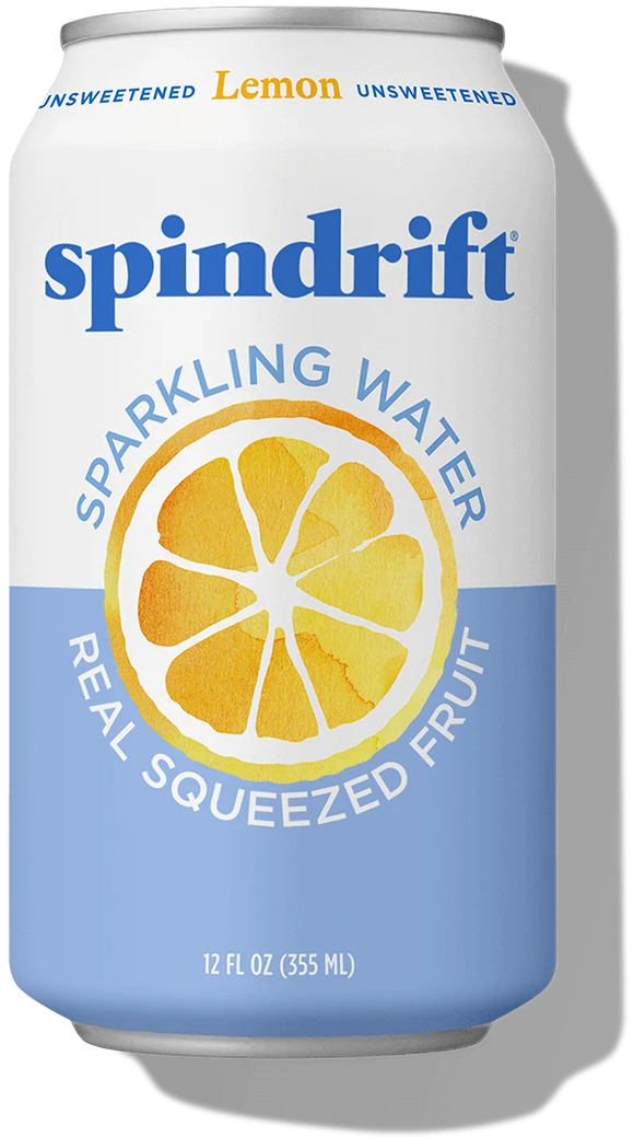Spindrift Lemon Sparkling Water - 12 FO