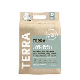 Size 6 Junior Training Diapers - 12 EA