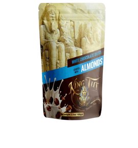 White Chocolate Dates with Almonds - 3.5 OZ