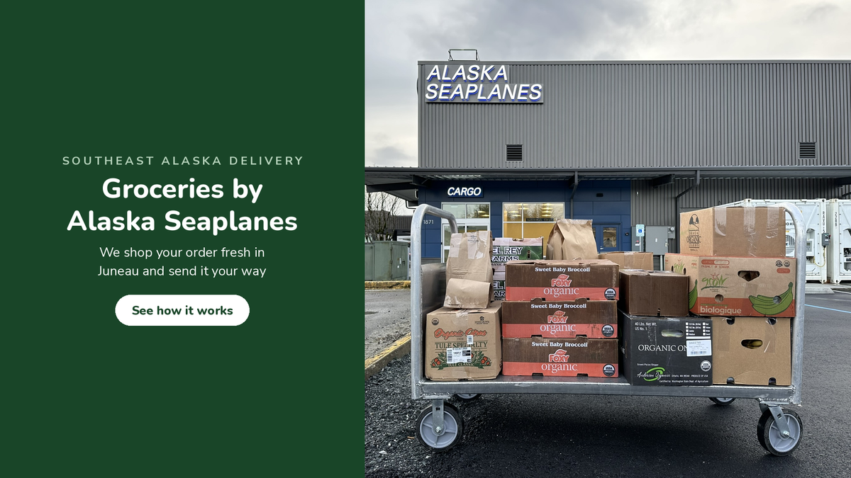 Groceries by Alaska Seaplanes