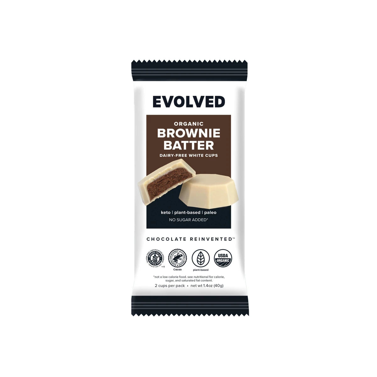 Evolved Organic Brownie Batter Cups