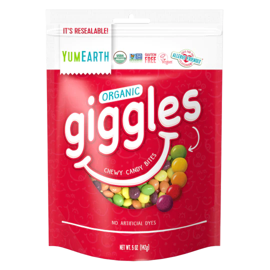 Organic Candy Giggles - 5 OZ