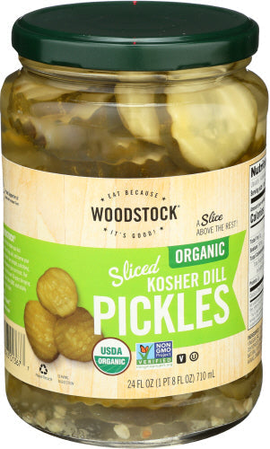 Organic Sliced Kosher Dill Pickle