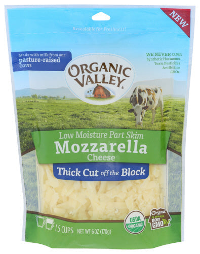 Organic Shredded Mozzarella
