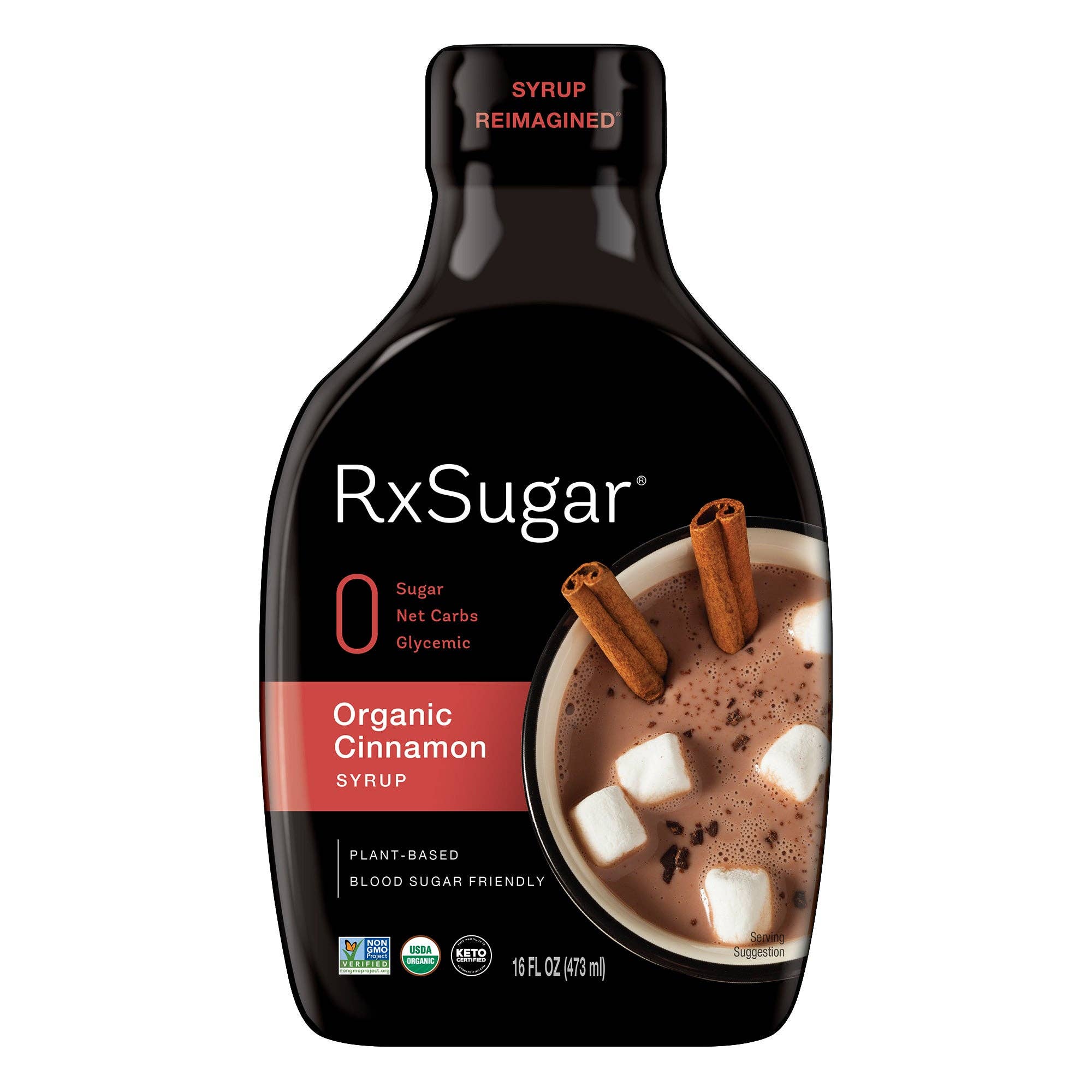 RxSugar® Organic Cinnamon Syrup