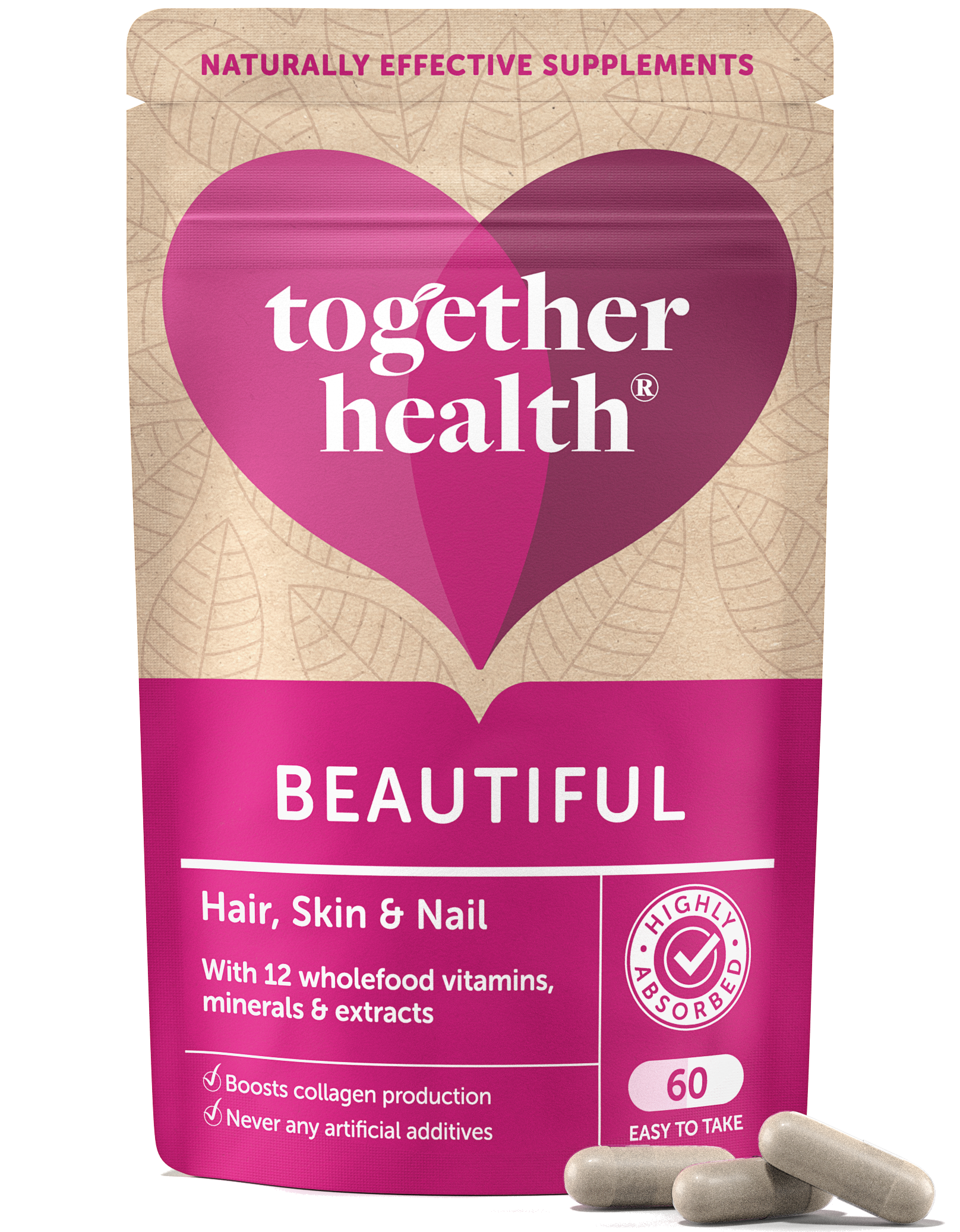 Beautiful – Hair Skin and Nails Vitamins Supplement