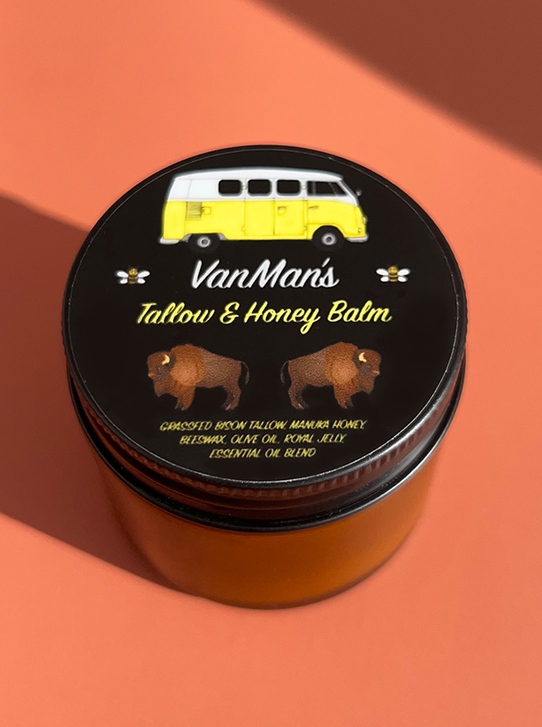 VanMan's Bison Tallow & Honey Balm - 2 OZ