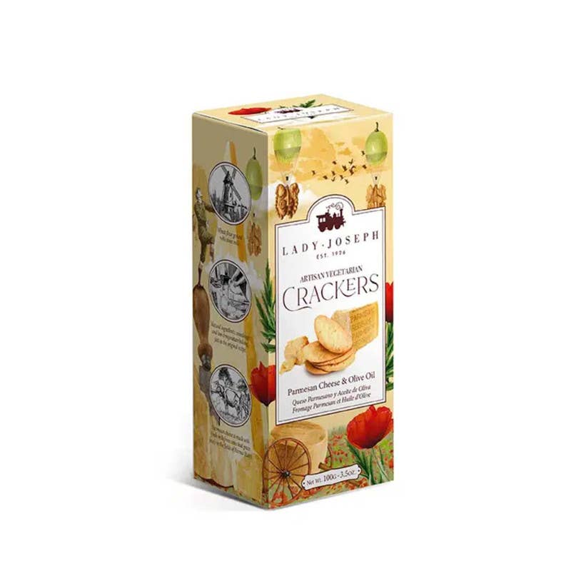 Artisan Parmesan and Olive Oil Crackers