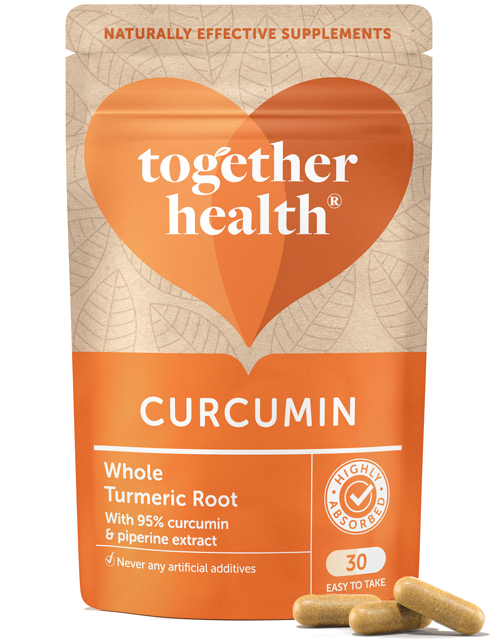 Curcumin – Turmeric Supplement – 30 Capsules