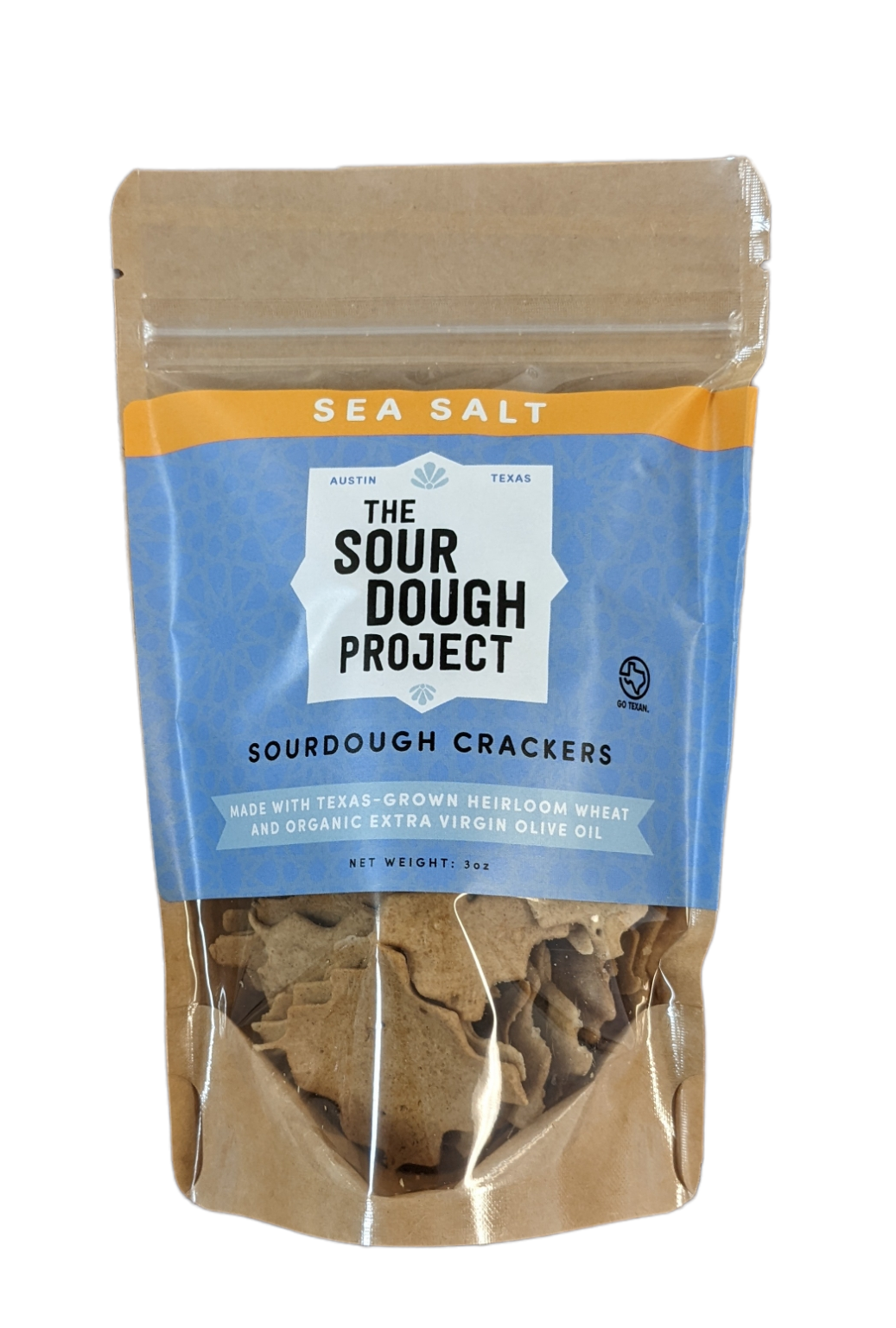Sea Salt Sourdough Crackers (3 oz pouch