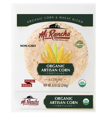 Organic Artisan Corn Tortilla